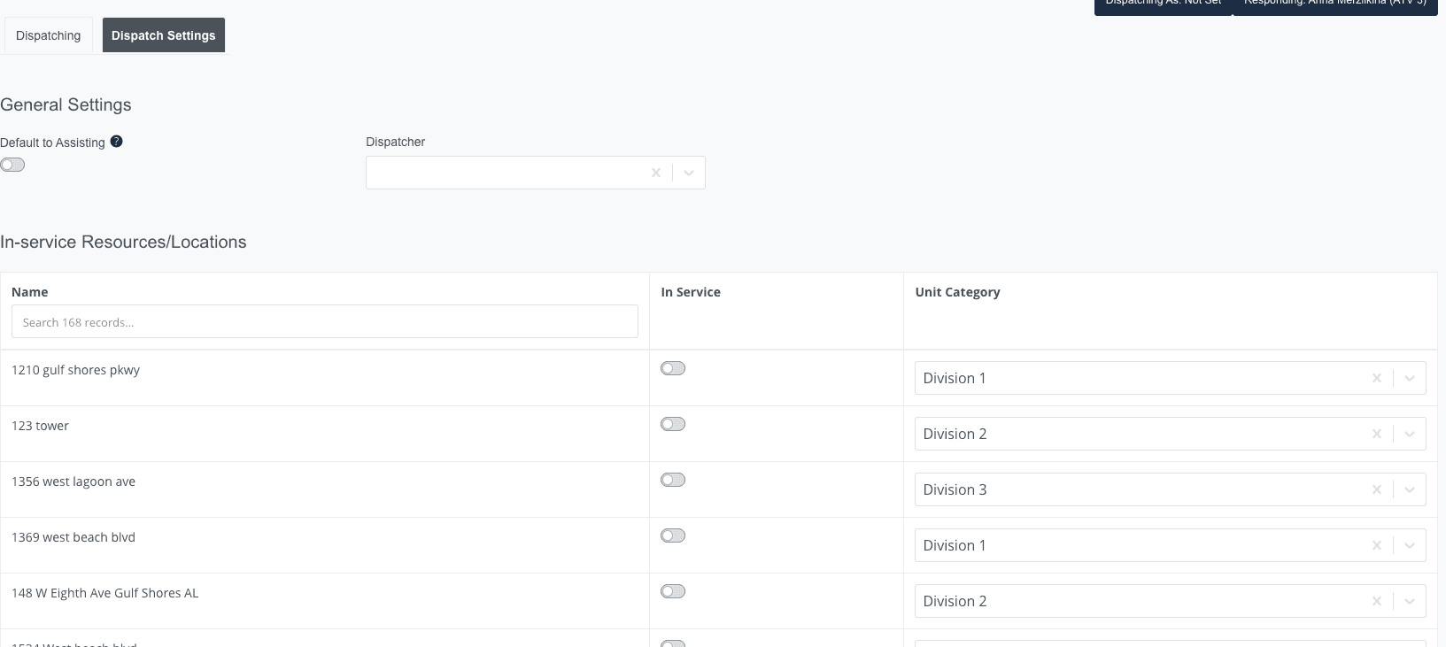 dispatch_settings